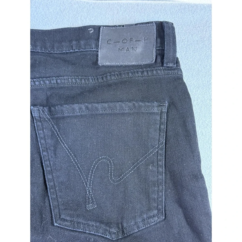 Citizens Of Humanity Jagger Jeans Mens 38x27 Black Straight Denim Casual‎